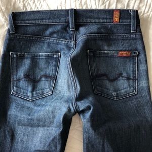 7 for all mankind high waist bootcut jeans